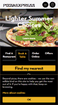 Mobile Screenshot of pizzaexpress.com