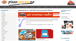 Desktop Screenshot of pizzaexpress.no