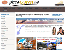 Tablet Screenshot of pizzaexpress.no